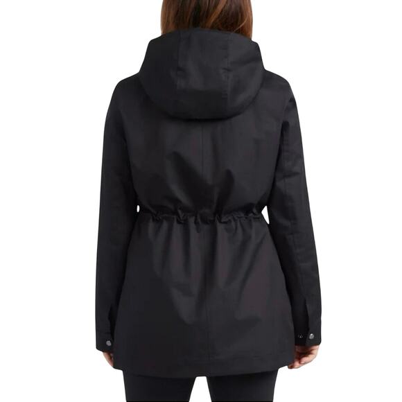 Hunter Rain Coat Jacket with Hood Brand New xsmall Extra Small Black - Picture 2 of 5